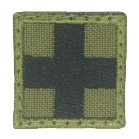 1 INCH MINI MEDIC CROSS PATCH - OLIVE GREEN