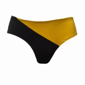 {Black and Mustard} Organic Half and Half Full Brief