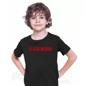 Black Widow Action Hero Marvel Tee Adventure Superhero Adult Kids Gift Top T-shirt for Kids