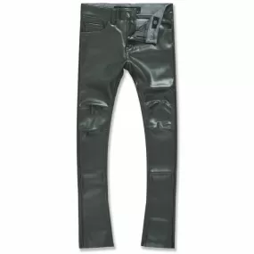 Boys Jordan Craig Stacked Thriller Pants (Olive) JRF1139B