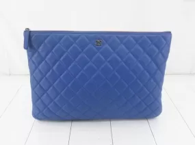 CHANEL Matelasse Lambskin O Clutch