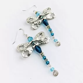 Dazzling Dragonfly Dangle Earrings