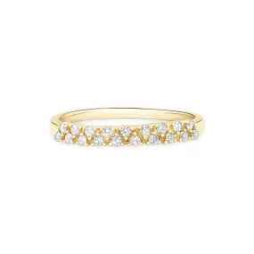 Double Row Diamond Eternity Ring