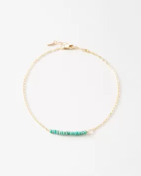 Maia Gemstone Anklet