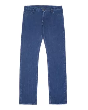 Mid Blue Denim Wash Jeans