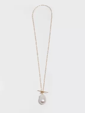 Pearl & Toggle Necklace