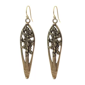 REDWOOD TREE Earrings - Bronze