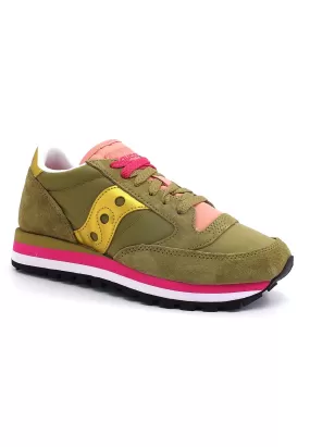 SAUCONY Jazz Triple Sneaker Donna Olive Gold S60530-23