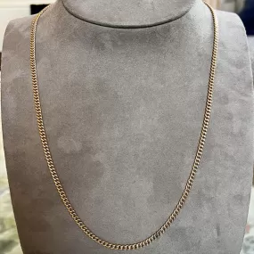 Vintage Curb Link Chain Necklace